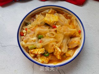 煎蛋烩粉皮的做法步调：12