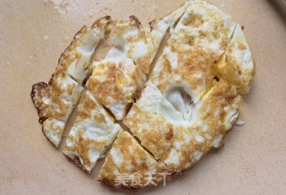 煎蛋烩粉皮的做法步调：6