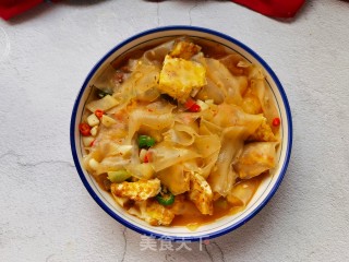 煎蛋烩粉皮的做法步调：11