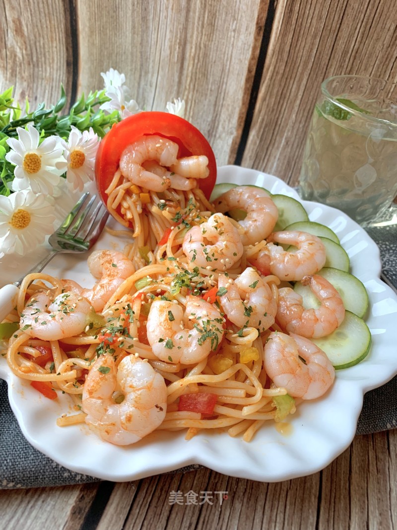 鮮茄蝦仁里的做法