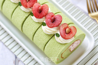 高兴果杨梅奶油卷的做法步调：8