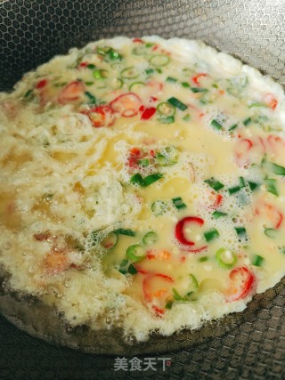 辣椒烹鸡蛋的做法步调：9