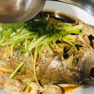 浑蒸黄花鱼的做法步调：13