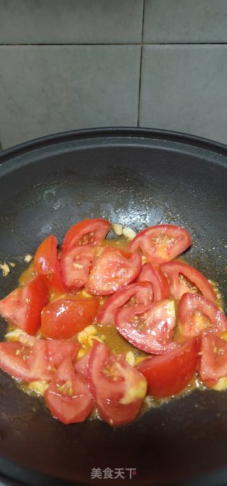 烧番茄的做法步调：4