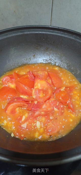烧番茄的做法步调：6
