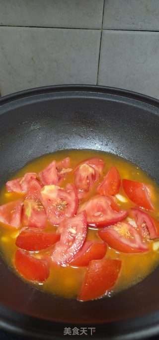烧番茄的做法步调：5