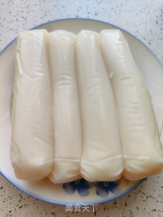 煮年糕的做法步调：1