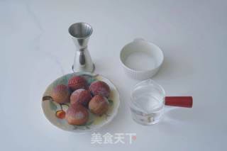 海盐荔枝雪糕的做法步调：1