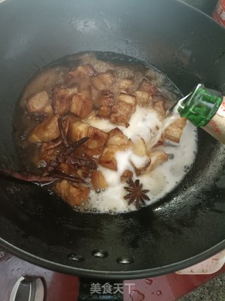 鸡蛋烧肉的做法步调：7