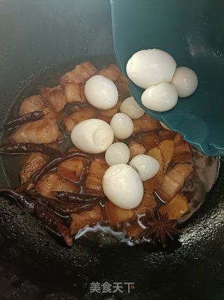 鸡蛋烧肉的做法步调：8