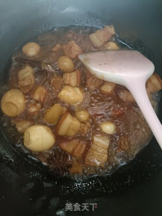 鸡蛋烧肉的做法步调：9