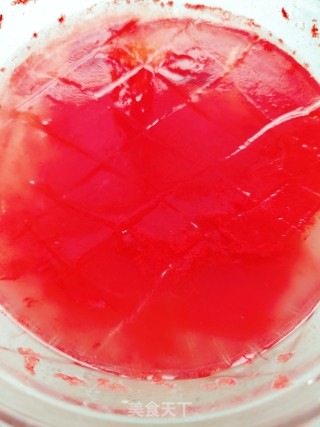 西瓜冻碰奶的做法步调：14