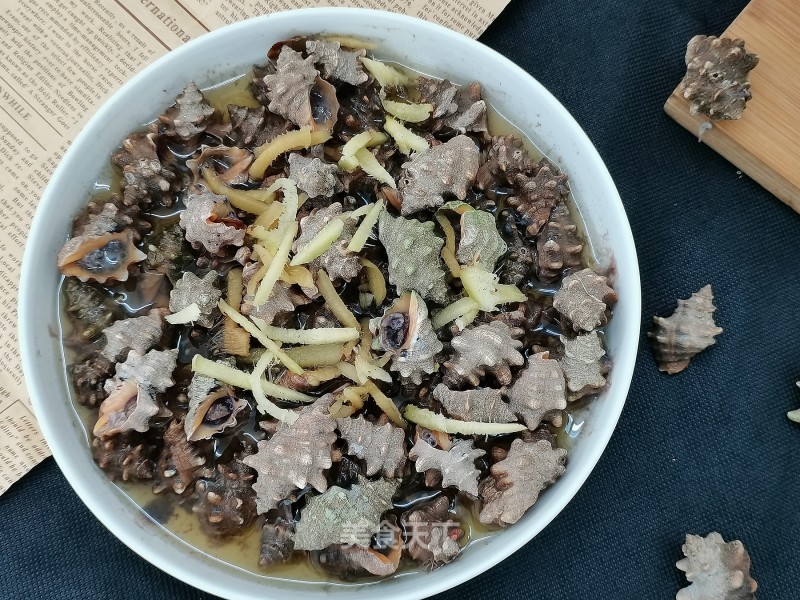 雪菜汁蒸黄螺 的做法