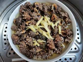 雪菜汁蒸黄螺 的做法步调：6