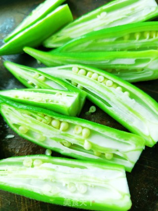 春葵酿肉的做法步调：2