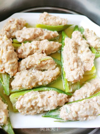 春葵酿肉的做法步调：9