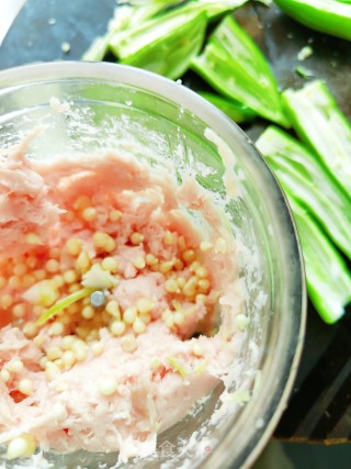 春葵酿肉的做法步调：4