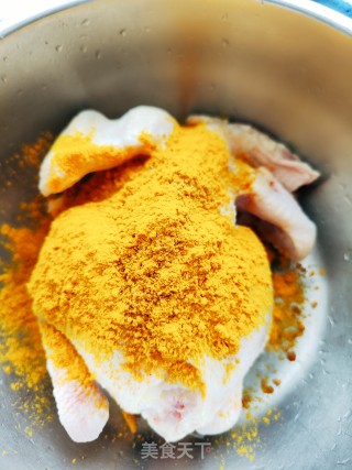 盐焗鸡(蒸)的做法步调：5