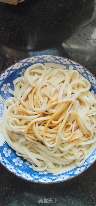 葱油炒扁里的做法步调：4