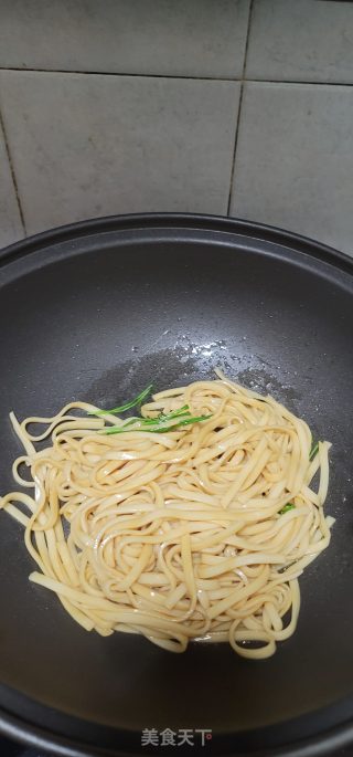 葱油炒扁里的做法步调：7