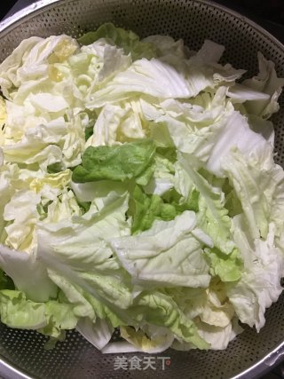 浑炒火利剑菜的做法步调：3