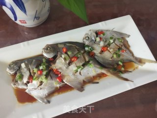 浑蒸鲳鱼的做法步调：14