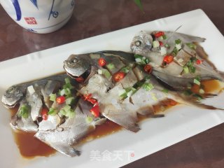 浑蒸鲳鱼的做法步调：15