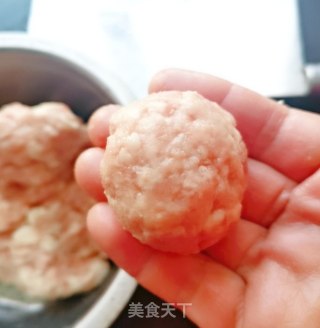 肉丸汤的做法步调：5