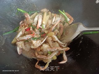 蟹肉煲的做法步调：14