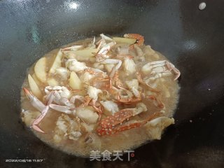 蟹肉煲的做法步调：12