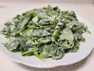明月草蒸菜的做法步调：11