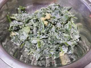 明月草蒸菜的做法步调：9