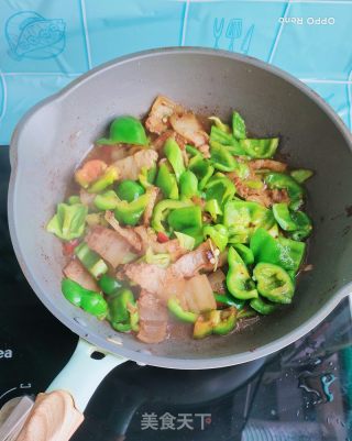 家常辣椒炒肉的做法步调：12