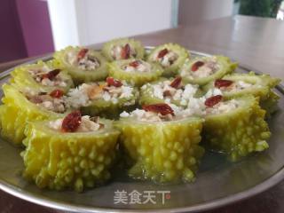 苦瓜酿肉的做法步调：19
