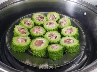 苦瓜酿肉的做法步调：14