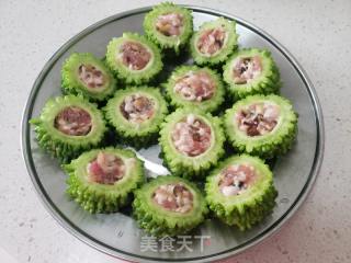 苦瓜酿肉的做法步调：13