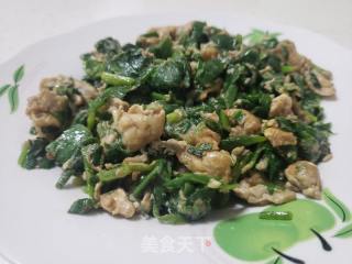 明月草炒鸡蛋的做法步调：6