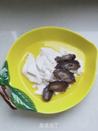 油淋海参豆腐的做法步调：5