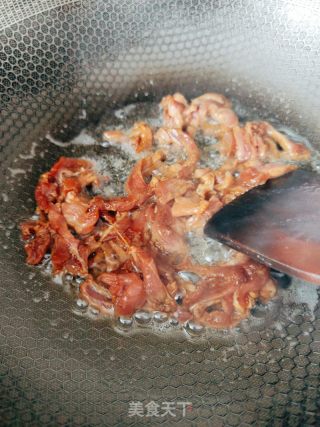 天瓜炒肉片的做法步调：6