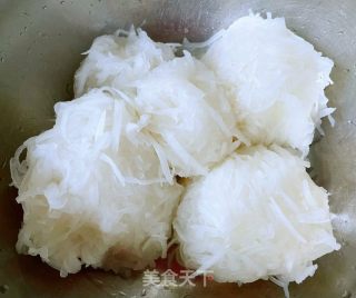 单色萝卜丝丸的做法步调：5