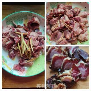 鸽子腊肉煲仔饭的做法步调：3