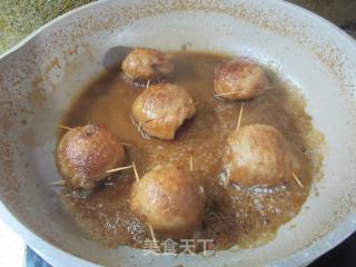 鸡翅中包鹌鹑蛋的做法步调：10