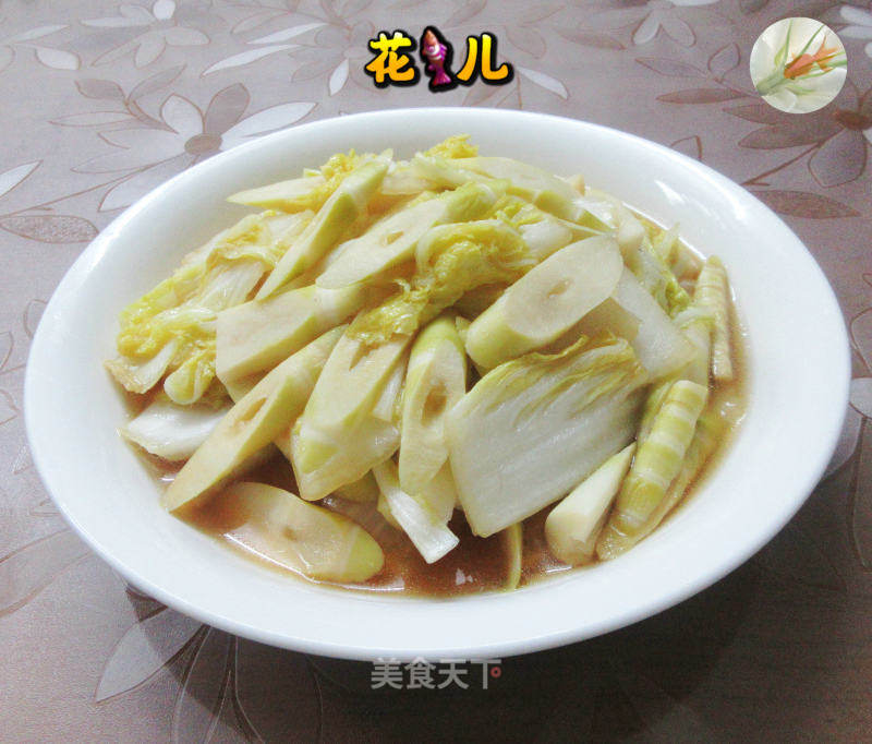 家山笋炒年夜娃娃菜的做法