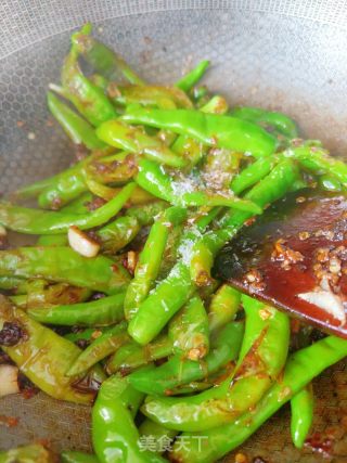 干煸青椒的做法步调：12