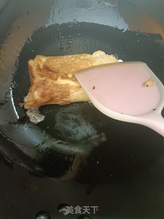 鸡蛋煎吐司的做法步调：9