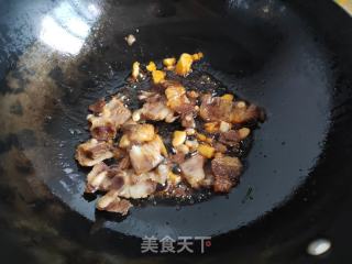 春葵笋片炒回锅肉的做法步调：5