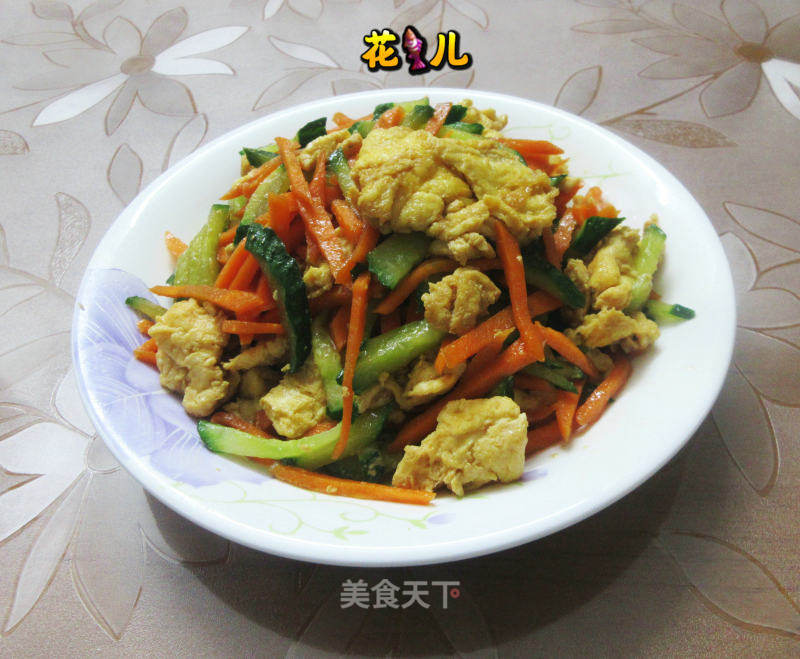 单丝炒鸡蛋的做法