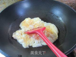 单丝炒鸡蛋的做法步调：4