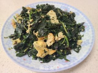 紫苏叶炒鸡蛋的做法步调：6