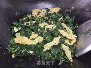 紫苏叶炒鸡蛋的做法步调：5